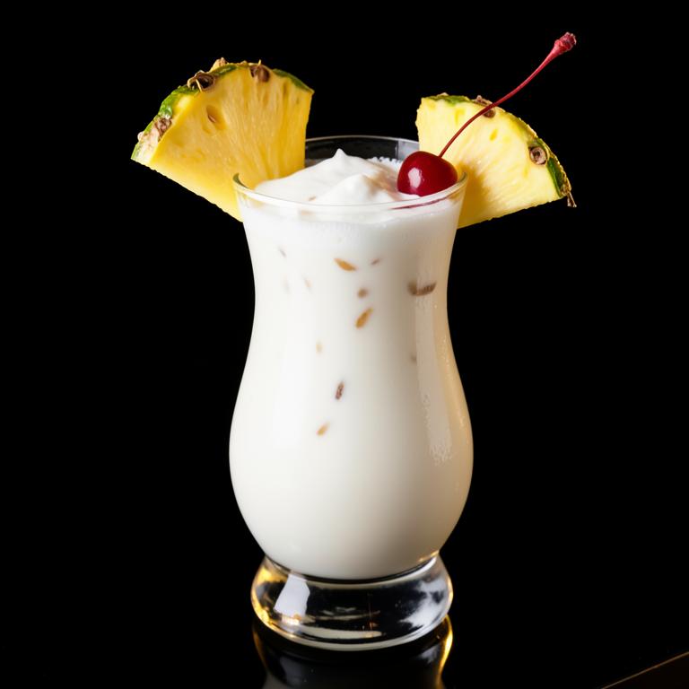 Virgin Colada cocktail served at Queen’s Court Restaurant