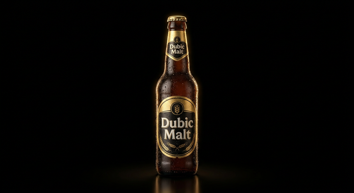 Dubic Malt bottle
