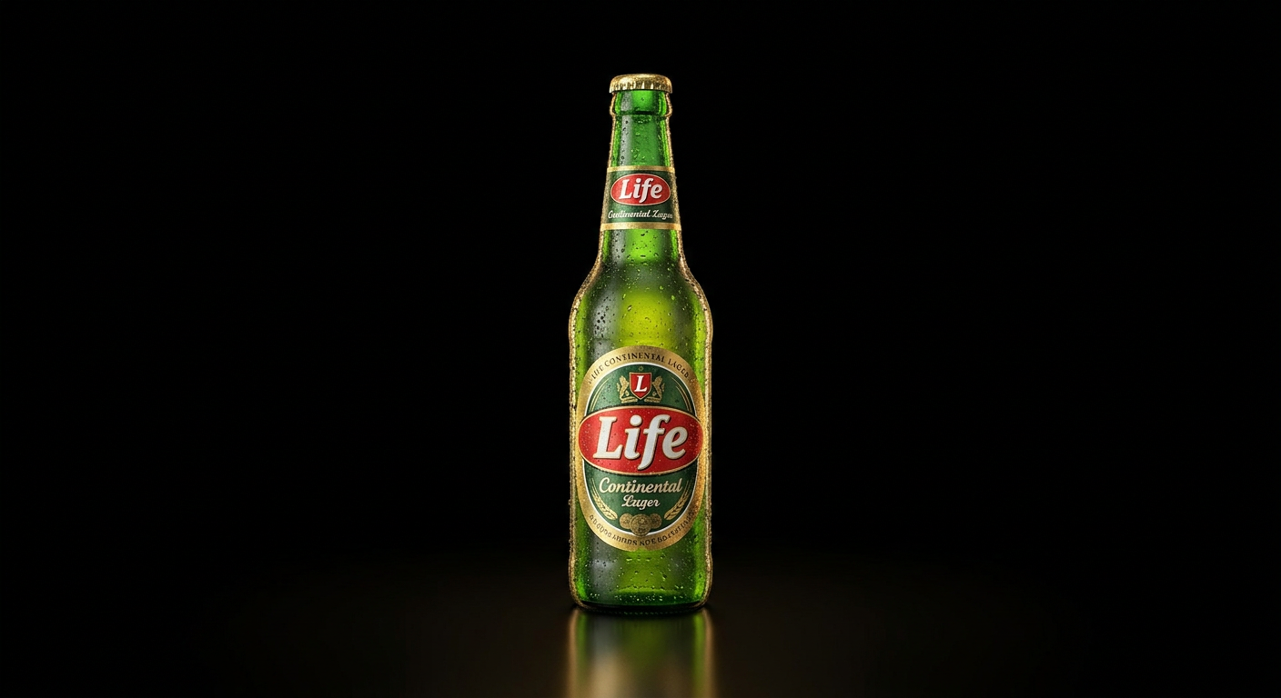 Life Continental Lager bottle