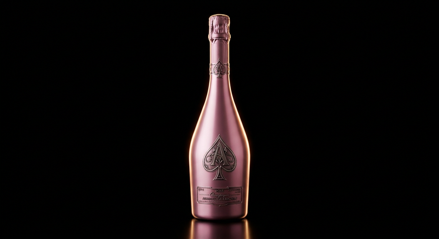 Ace of Spades Rosé bottle