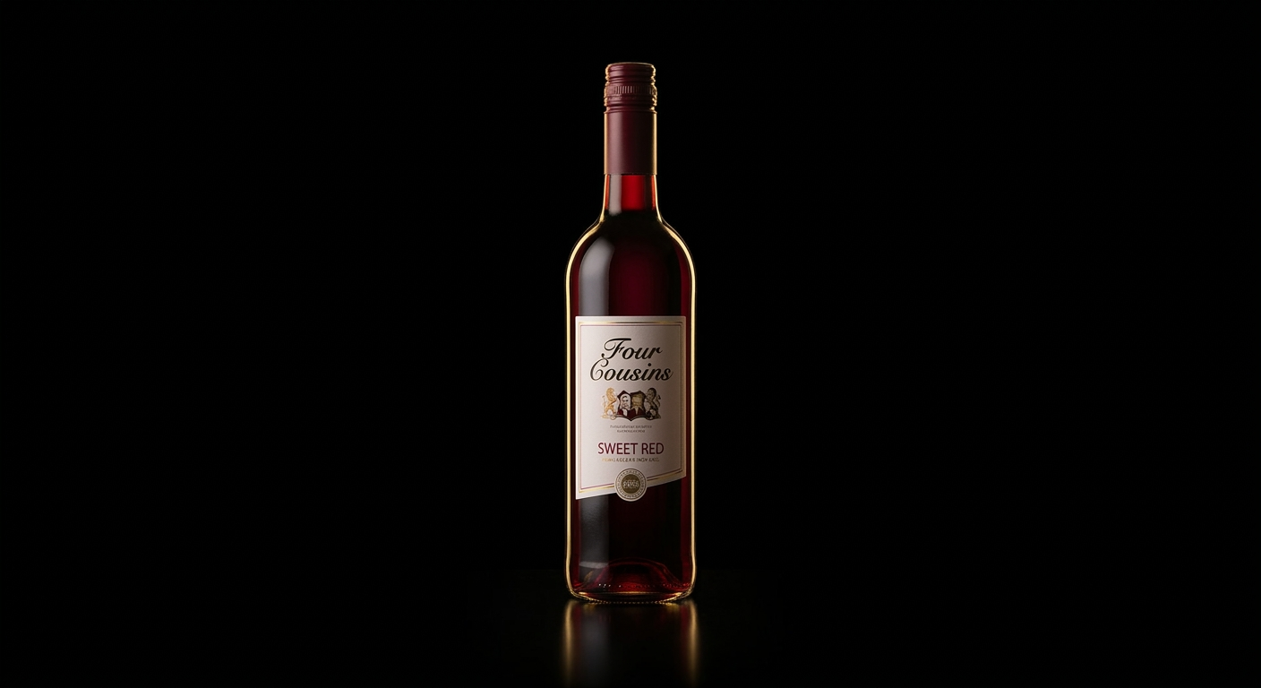 Four Cousins Sweet Red bottle