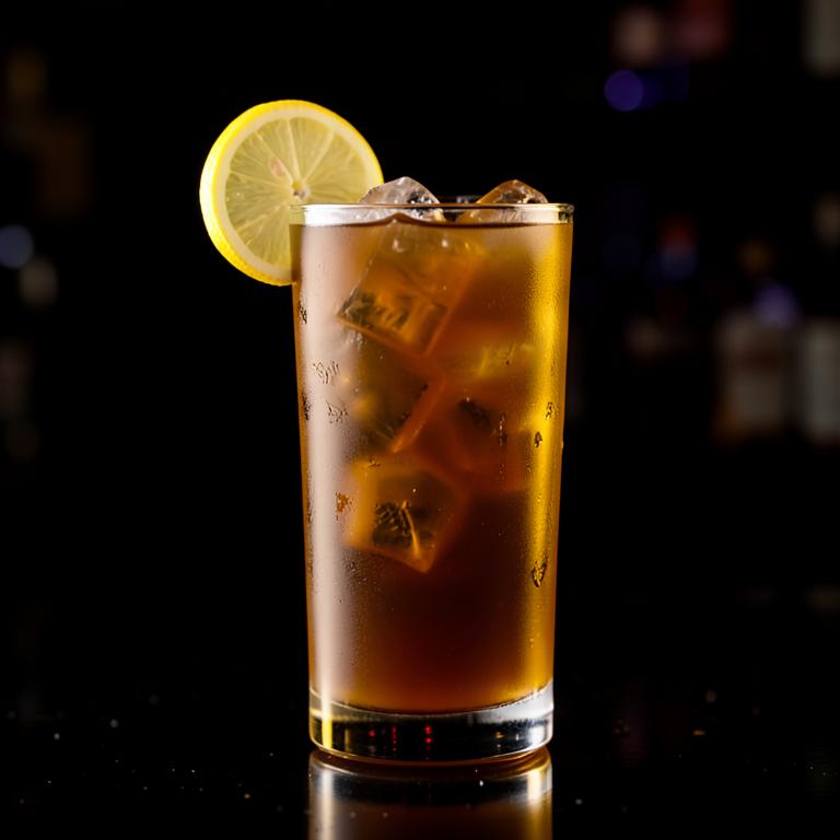 Long Island Tea cocktail served at Queen’s Court Restaurant