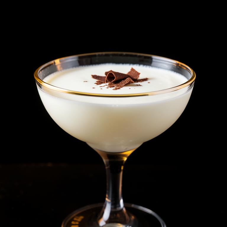 White Kiss cocktail served at Queen’s Court Restaurant