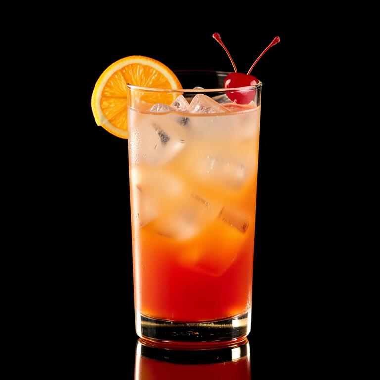 Sex On The Beach cocktail served at Queen’s Court Restaurant