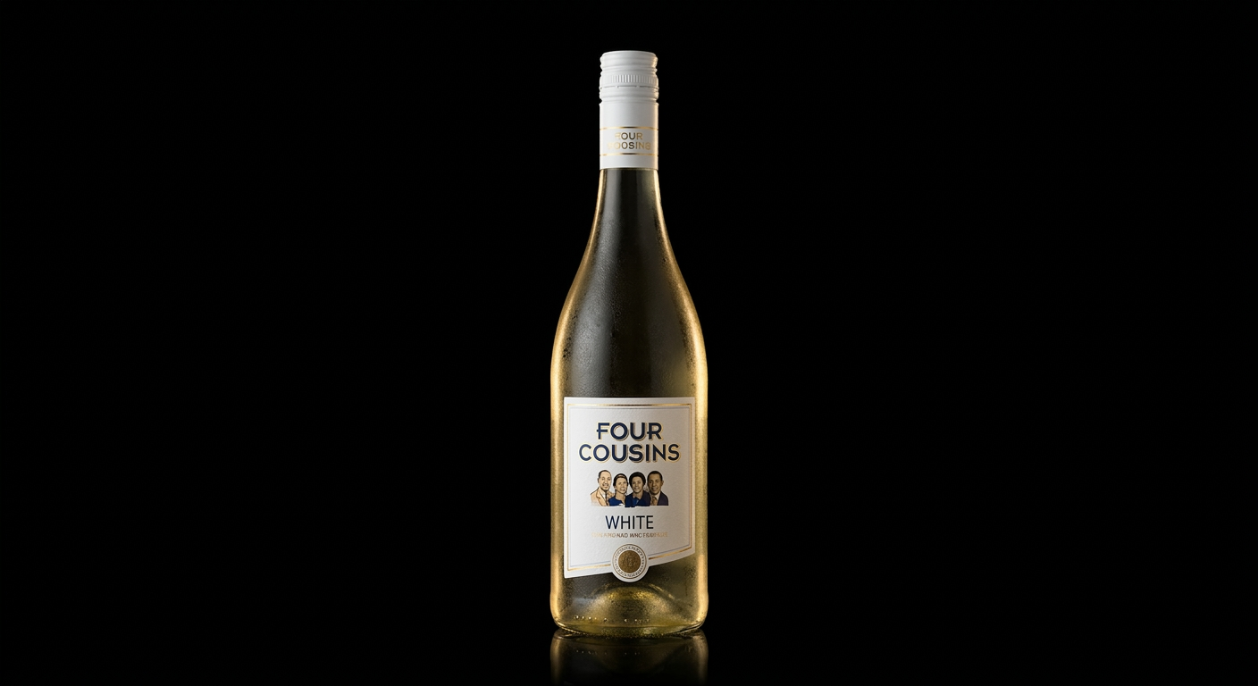 Four Cousins White bottle