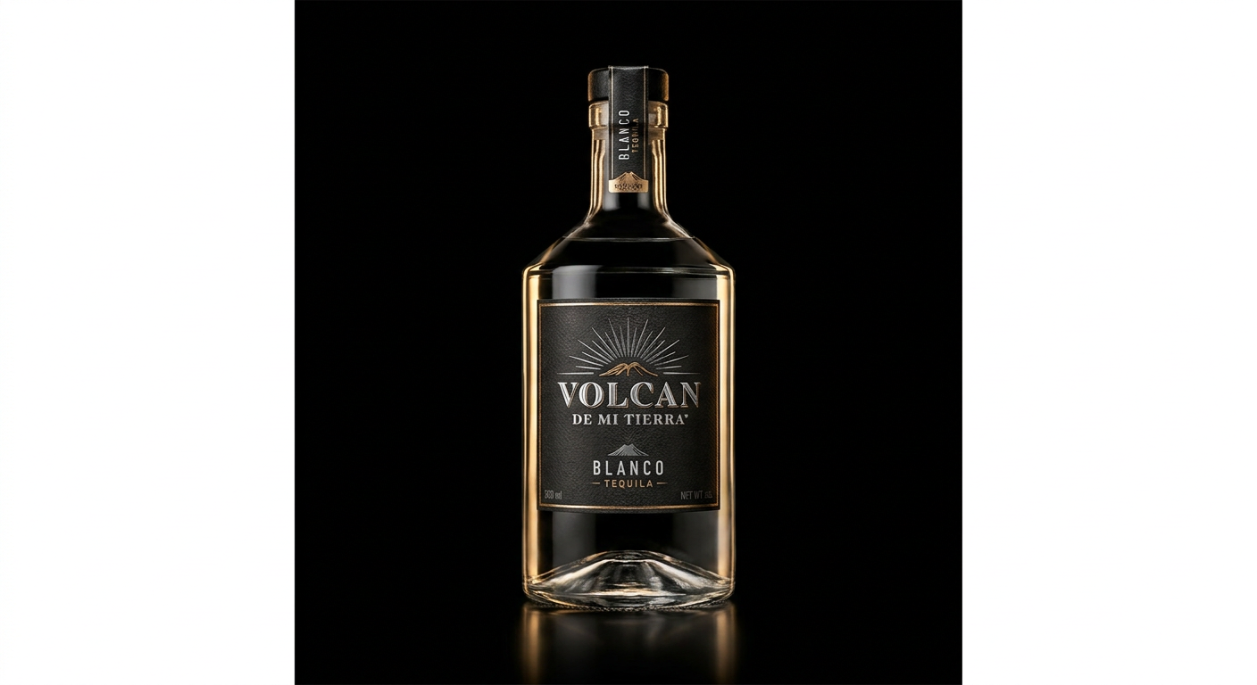 Volcan Blanco bottle