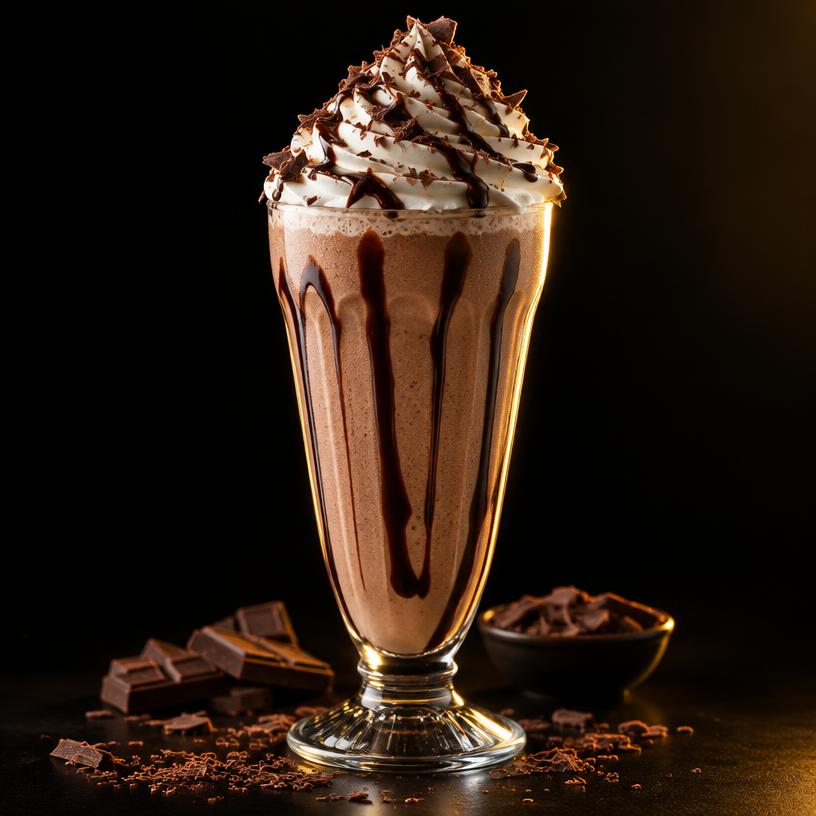 Chocolate Milkshake served at Queen’s Court Restaurant