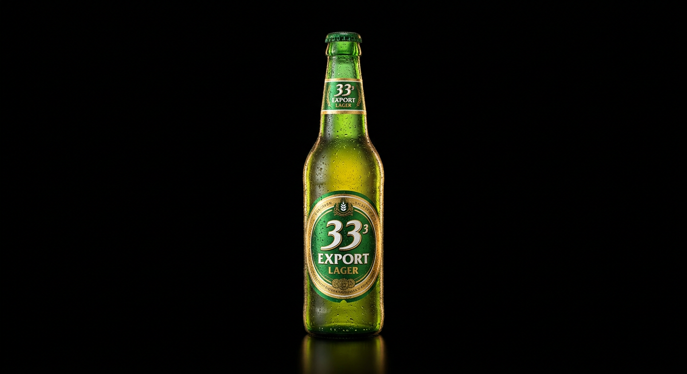 33 Export Lager bottle
