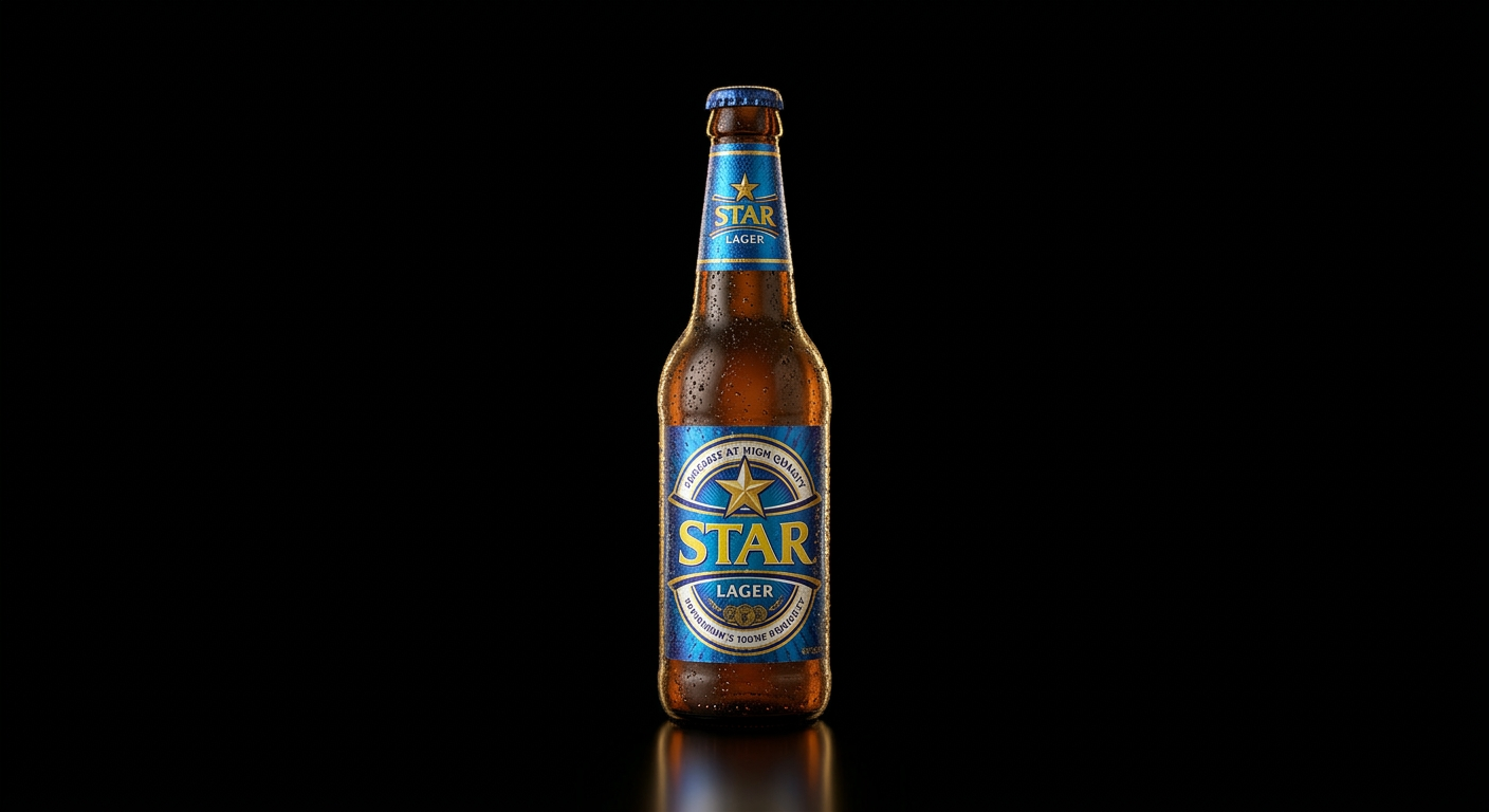Star Lager bottle