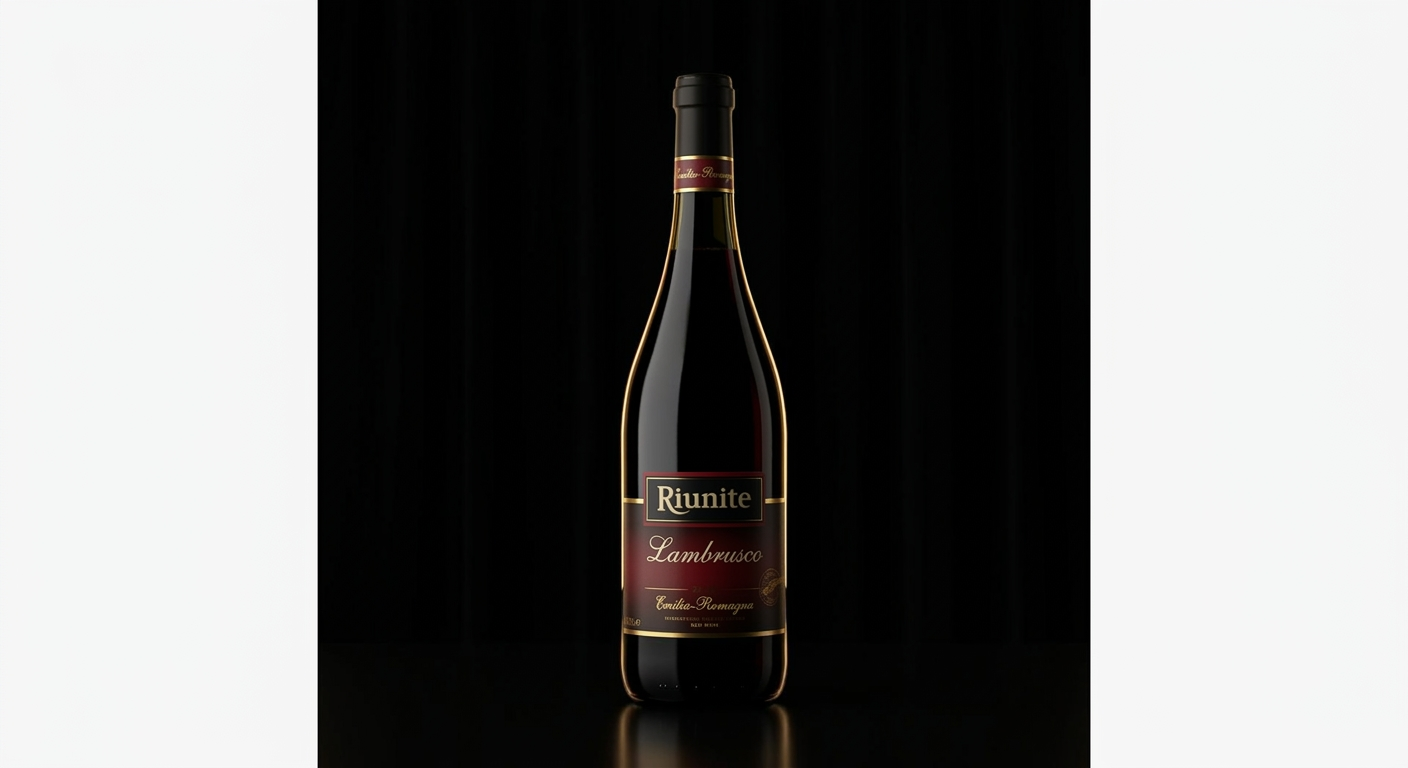 Riunite Lambrusco bottle