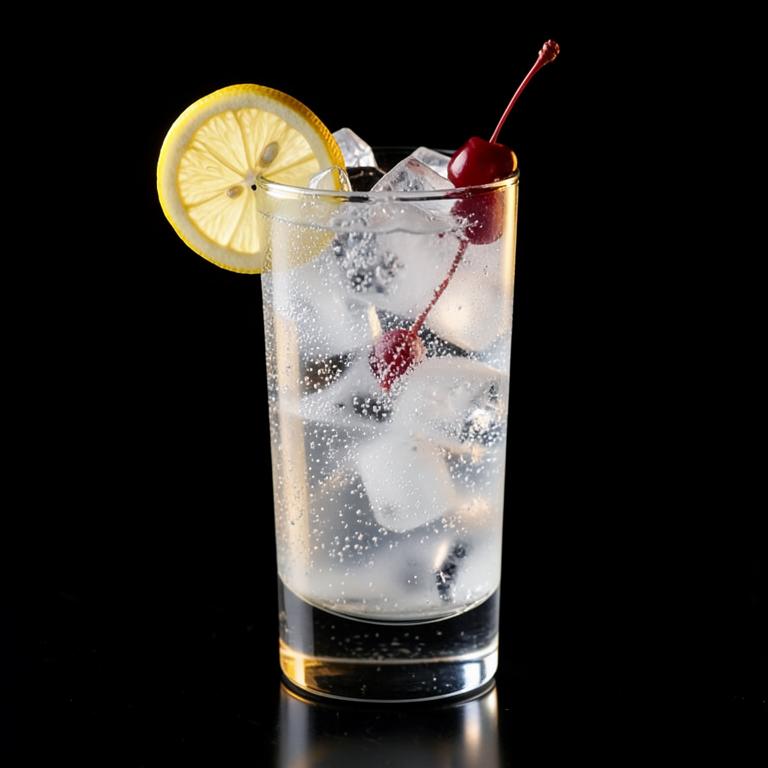 Tom Collins cocktail served at Queen’s Court Restaurant